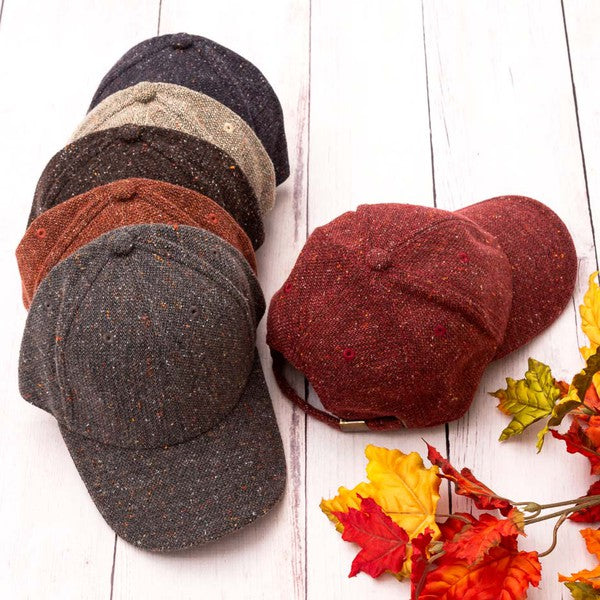 Autumn Tweed Ball Cap