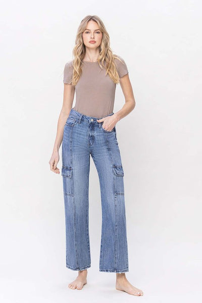 High-Rise Dad Cargo Jeans